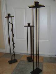 Wrought-Iron Freestanding Candlebrum