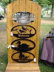 Gate Inserts - Welcome Signs _ Garden Art