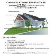 Complete Do it Yourself Solar Grid-Tie Kit Starting