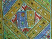 Beautiful Blue and Green Tapestry from India