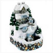 Snowbuddies Musical Fountain/Seasonal Accessories/Christmas Decor