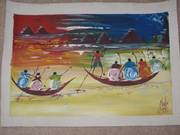 Ghanaian paintings and other artwork...from GHANA (West Africa)