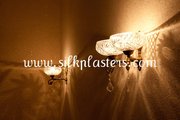 Silk Plaster is natural,  odorless wall covering material!