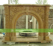 Good price marble fireplace mantels in different size and style