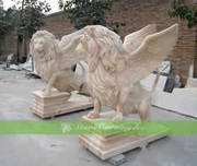 Customize and export different style stone lion statues with good pric