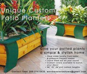 Unique Custom Patio Planters